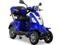 Elektromobil ROLEKTRO "Rolektro E-Quad 25 V.2, Blei-Gel-Akku", blau, ElektromobileB:84cm H:118cm L:156cm, B:84cm H:118cm L:156cm
