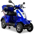 Rolektro, E-Quad 25 Blau 1000 Watt Elektromobil E-Scooter E-Roller Seniorenmobil