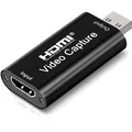 Video Capture Card HDMI USB 2.0 4K 1080P Live-Streaming Gaming TV