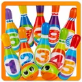 Kegelspiel Bowling Set Kinder Spielzeug XXL Schaumstoff 10 Kegel 2 Bälle Indoor