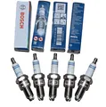 Zündkerzen BOSCH 0242229658 WR8LTC für AUDI 80 B6 B4 100 A6 C4 2.3 VW T4 2.5