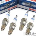 4x BOSCH 0242229658 Zündkerzen WR8LTC+ für Audi 80 90 100 A6 Seat VW Golf Passat