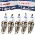 5x BOSCH Zündkerzen WR8LTC+ für AUDI 80 90 100 A6 VW Transporter T4 2.3 2.5