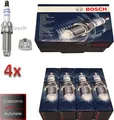 4x BOSCH 0242229658 Zündkerzen WR8LTC+  Audi 80 90 100 A6 Seat VW Golf Passat
