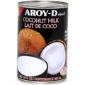 AROY-D Kokosnussmilch I Cremige Kokosmilch zum Kochen & Backen I 100% Vegan & Laktosefrei I Ideal für Currys, Desserts, Smoothies & Cocktails I 1 x 400 ml