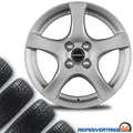 4x Alu Sommerräder für Kia Rio Reifen 195/55R15 Semperit
