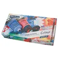 Schmincke - College Acrylic, Acrylfarbenset mit 8 x 75 ml Tuben + 2 da Vinci College Pinsel, 83 7711 097, Acrylfarben in Studienqualität, Grundsortiment, seidenmatt und lichtecht