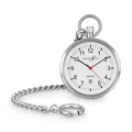 Hermann Jäckle Taschenuhr "Frankfurt II" Quarzwerk, 43 mm, Mineralglas, mit Kette & Etui