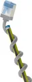 goobay 74309 CAT 6A Patchkabel slim/Ultraflexibles RJ45 CAT 6A Netzwerkkabel U/FTP CU/Dünnes Ethernet Kabel mit kurzen Steckern / 10 Gbit/s LSZH, Knickschutz/grau 3m