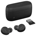 Jabra Evolve2 Buds True Wireless In-Ear-Bluetooth mit aktiver Geräuschunterdrückung (ANC), 4 Mic MultiSensor Voice-Technologie – für MS Teams und alle gängigen Meeting-Apps zertifiziert – Schwarz
