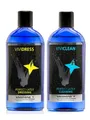 Vividress 250ml, & Viviclean 250ml Von Vivishine Latex Verband Hilfe & Reiniger