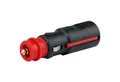 Hama Zigarettenanzünder-Verteiler KFZ Universal-Stecker Zigarettenanzünder-Stecker (1-St., 1x Zigarettenanzünderstecker), Max. 16A 6V 12V 24V Auto PKW LKW Wohnmobil Camper 21mm + Normsteckdose