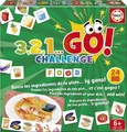 Educa Brettspiel Lernspiel 3,2,1 Go Challenge Lebensmittel Kinder