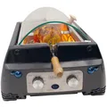 Livington Rotisserie Chef Tischgrill black Drehspieß Grillrost 360-Grad Grillen