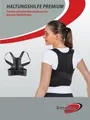 Haltungshilfe PREMIUM SHR 604,  schwarz Haltungstrainer S 60-79cm