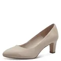 Tamaris Damen Klassische Pumps, Frauen Pumps,TOUCHit-Fußbett,Antelope,Taupe,weiblich,Lady,Ladies,Women's,Woman,Court Shoes,Rose,Ivory,39 EU