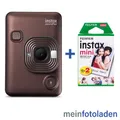 Fuji Instax Mini LiPlay deep bronze Sofortbildkamera Fujifilm mit 2 Mini Filmen
