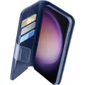 Cellularline Book Agenda 2 Case für Samsung S24 Ultra Blue (Samsung Galaxy S24 Ultra) (60687)