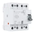 REV FI, Schutzschalter (RCCB) 4-polig, Höhe 68mm, 40A, 30mA, 4TE, 415VAC, weiss