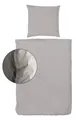Hahn Bettwäsche Renforcé kitt BL 200x200 cm beige Bettbezug Bettzeug