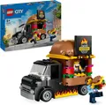 LEGO City Burger-Truck, Bauset mit Spielzeug-Auto für 5-jährige Kinder