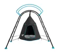 Klettergerüst Kinder Turngrät Kletterbogen mit Hängesessel TP Toys 122x217x201cm