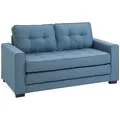 HOMCOM Schlafsofa 2-Sitzer mit Schlaffunktion 147,5 x 75 x 85cm