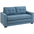 HOMCOM Schlafsofa Polyester, Gummiholz