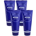 Nivea Creme 4 x 100 ml Tube Feuchtigkeitscreme + Eucerit ohne Konservierungsstof