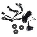 Arnusa Springbrunnen Beleuchtung 3er Set LED 10m Kabel + Netzteil Quellsteinbeleuchtung (Kalt-Weiß) Gartenbrunnen Springbrunnenbeleuchtung LED Ring Springbrunnenzubehör