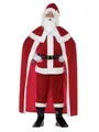 Smiffys Deluxe Santa Claus Costume with Trousers, Red Halloween und Karneval