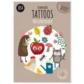 Kinderbett Temporäre Tattoos Naturkinder 5 verschiedene Motivbögen weiß