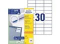 Avery® Zweckform Etiketten 3489, A4, universell, permanenthaftend, ultragrip, druckergeeignet, FSC®-Papier, rechteckig, weiß, 3000 Stück auf 100 Bogen