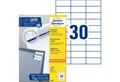 Avery Zweckform Etikett 3489 3489 Universal-Etiketten ultragrip - 70 x 297 mm weiß 3.000 Etike