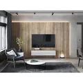 Platan Room Lowboard, Fernsehschrank 105/140/160/210/280cm breit Hängend Stehend Hochglanz braun 140 cm