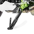 Motorrad Seitenständer Universal Höhenverstellbar Aluminium Tourtecs schwarz