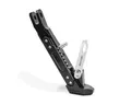 Tourtecs Motorrad-Seitenständer Motorrad Seitenständer Universal Höhenverstellbar Aluminium # schwarz