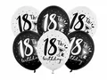 Ballons 6 Stk. 30cm ''18'' | SB14P-246-000-6