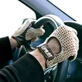 Autofahrer Handschuhe Auto Fahrerhandschuhe Vintage Retro Lammleder Leder Braun