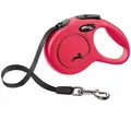 FLEXI Rollleine New CLASSIC Gurt - 3m, bis 12kg - Rot