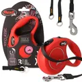 Einziehbare Hundeleine Automatikleine Rollleine 12kg 3m Große Hunde Leine Robust