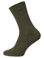 HomeOfSocks Wollsocke Luxuriöse (Merinowolle und Kaschmir) olivegrün - 2 Paar, Größe: 43-46