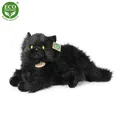 Schwarze Katze liegend L= 30 cm Plüschtier Stofftier Kuscheltier Plüsch schwarz
