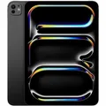 Apple 11" iPad Pro (M4): Ultra Retina XDR Display, 512 GB, 12 MP Querformat Frontkamera/12 MP Rückkamera, LiDAR Scanner, WLAN 6E und 5G Mobilfunk mit eSIM, Face ID, Standardglas – Space Schwarz