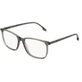 Rodenstock 5360 Unisex-Brille inkl. Gläser Vollrand Eckig Kunststoff-Gestell 55mm/17mm/140mm, grau