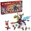 LEGO NINJAGO Lichtbogendrache - Spielzeug mit 8 Minifiguren und einem Spinjitzu-Spinner - Interaktives Ninja Bauspielzeug für Jungen & Mädchen ab 9 Jahren - Geschenkidee für Fans 71836