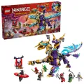 LEGO 71836 NINJAGO Lichtbogendrache, 8 Minifiguren, bewegliche Figur, Spinner
