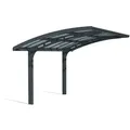 Palram - Canopia Aluminium Carport Arizona Breeze 5000 Anthrazit 495x290x274 Cm