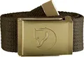 Fjällräven Canvas Brass Belt (4 cm breit/max. Länge 120 cm) - 1 Size