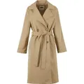 URBAN CLASSICS Winterjacke Urban Classics Ladies Trenchcoat (1-St) beige S (36)